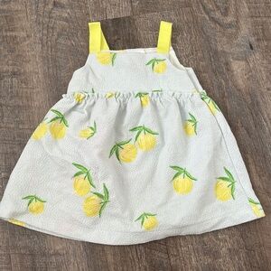 Zara -  Lemon Jacquard Dress